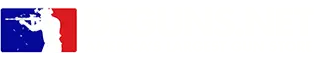 DEguns white text logo