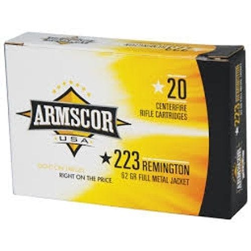 Armscor 223 62GR FMJ 20 Round Box
