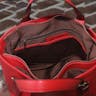 Concealed Carrie Smooth Red Leather Tote