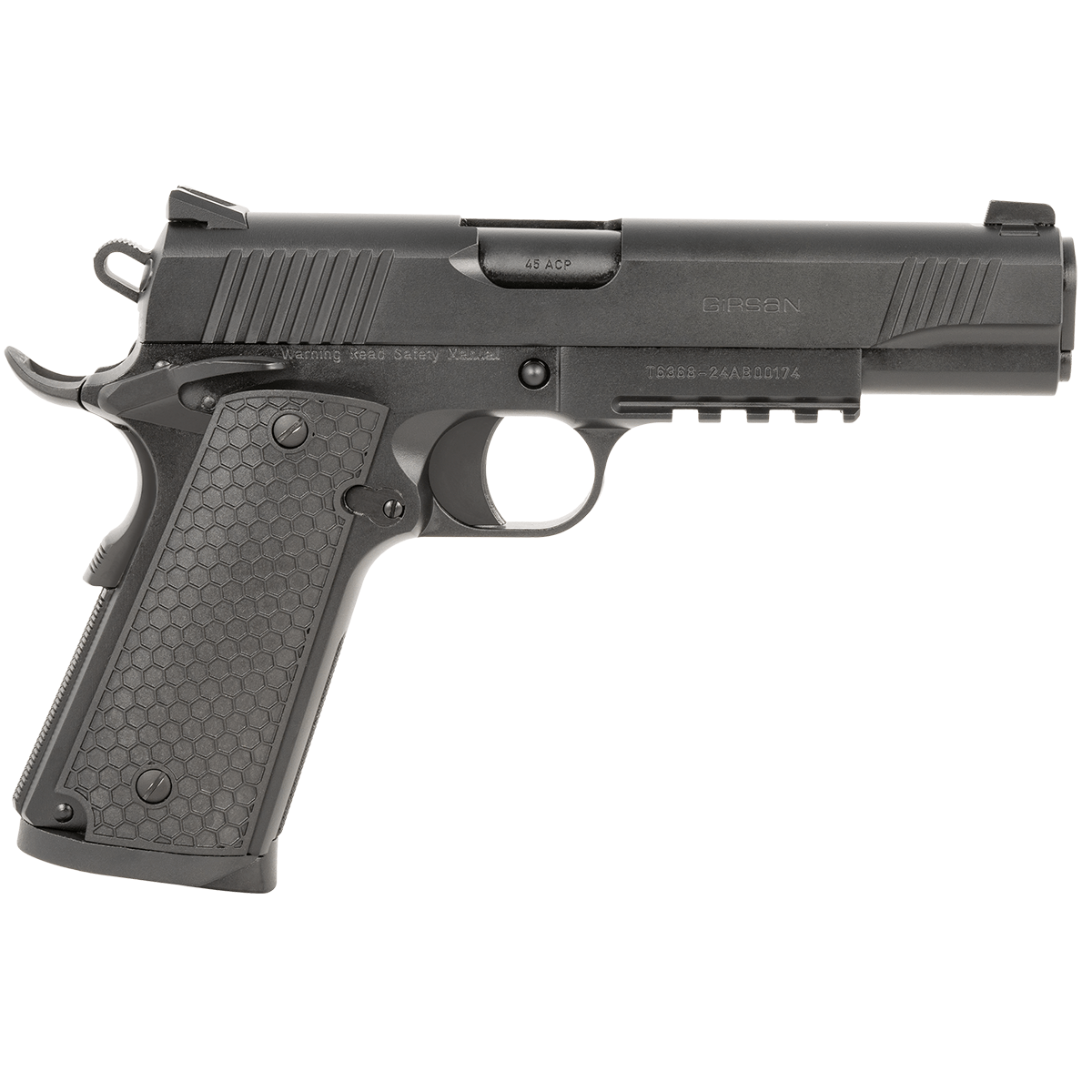 Girsan 392060 MC1911 S Untouchable Full Size 45 ACP 1911 Semi Automatic Handgun
