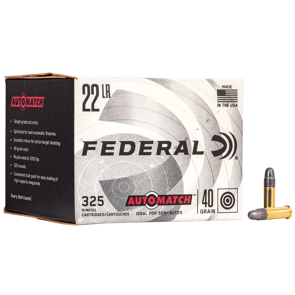 Federal Automatch .22 LR 325 Round Bulk Pack
