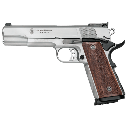 Smith & Wesson 1911 PRO SINGLE 9MM 5" 10+1 WOOD GRIP STAINLESS