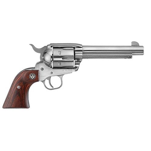 Ruger KNV455 Vaquero 45 Colt 5.5" 6rd Rosewood High Gloss SS