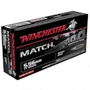 Winchester 5.56mm 77 Grain Match BTHP Competitive Target 20rd Box