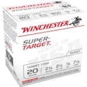 Winchester Ammo Super Target 20 Gauge 2.75" 7/8 oz 7.5 Shot 25 Bx