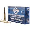 PPU 7mm Mauser 139gr FMJ Soft Point Precision Rifle Ammo