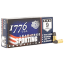 1776 USA Lead Free Sporting 9mm Luger 90 gr Lead Free Ball 50 Per Box
